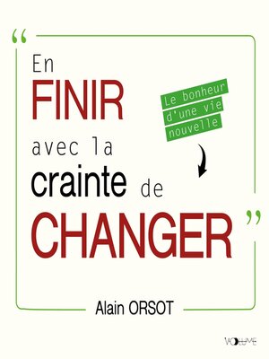 cover image of En finir avec la crainte de changer